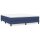 WOWONA Boxspringbett Blau 180x200 cm Stoff