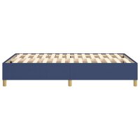 vidaXL Boxspringbett Blau 120x200 cm Stoff