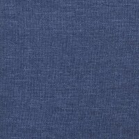 vidaXL Boxspringbett Blau 120x200 cm Stoff