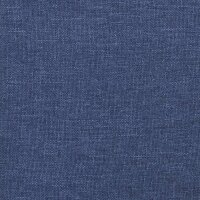 vidaXL Bettgestell Blau 120x200 cm Stoff