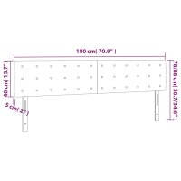 WOWONA Kopfteile 2 Stk. Hellgrau 90x5x78/88 cm Stoff