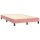 vidaXL Boxspringbett mit Matratze Rosa 120x200 cm Samt