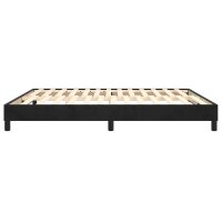 vidaXL Boxspringbett Schwarz 160x200 cm Samt