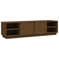 vidaXL TV-Schrank Honigbraun 156x40x40 cm Massivholz Kiefer