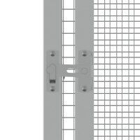 vidaXL Vogelk&auml;fig Anthrazit 213,5x217,5x211,5 cm Verzinkter Stahl