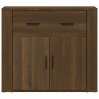 vidaXL Sideboard Braun Eichen-Optik 80x33x70 cm Holzwerkstoff