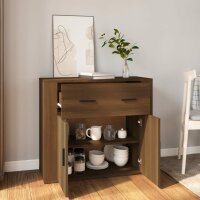 vidaXL Sideboard Braun Eichen-Optik 80x33x70 cm Holzwerkstoff