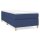 vidaXL Boxspringbett Blau 90x190 cm Stoff