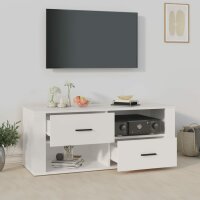 vidaXL TV-Schrank Wei&szlig; 100x35x40 cm Holzwerkstoff