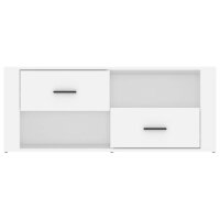 vidaXL TV-Schrank Wei&szlig; 100x35x40 cm Holzwerkstoff