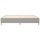 vidaXL Boxspringbett Hellgrau 200x200 cm Stoff