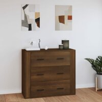 vidaXL Sideboard Braun Eichen-Optik 80x33x70 cm Holzwerkstoff