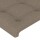 vidaXL Kopfteil Taupe 80x5x78/88 cm Stoff