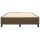 WOWONA Boxspringbett Dunkelbraun 140x190 cm Stoff