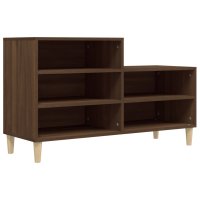 vidaXL Schuhregal Braun Eichen-Optik 102x36x60 cm...