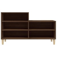 vidaXL Schuhregal Braun Eichen-Optik 102x36x60 cm Holzwerkstoff