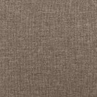 vidaXL Bettgestell mit Kopfteil Taupe 200x200 cm Stoff