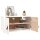 vidaXL Wandschrank Weiß 60x30x30 cm Massivholz Kiefer