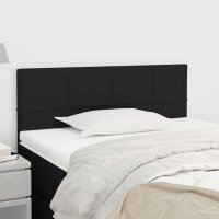 vidaXL Kopfteil Schwarz 100x5x78/88 cm Stoff