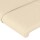 vidaXL Kopfteil Creme 100x5x78/88 cm Stoff