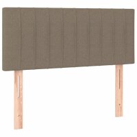 vidaXL Kopfteil Taupe 80x5x78/88 cm Stoff