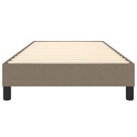 vidaXL Boxspringbett Taupe 90x190 cm Stoff