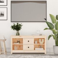 vidaXL TV-Schrank 103x36,5x52 cm Massivholz Kiefer