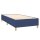 vidaXL Boxspringbett mit Matratze Blau 90x190 cm Stoff