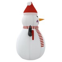 vidaXL Aufblasbarer Schneemann mit LEDs 250 cm