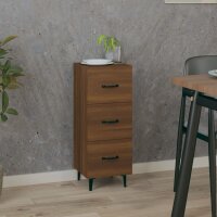 vidaXL Sideboard Braun Eichen-Optik 34,5x34x90 cm...