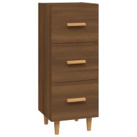 vidaXL Sideboard Braun Eichen-Optik 34,5x34x90 cm...