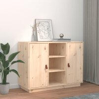 vidaXL Sideboard 100x40x75 cm Massivholz Kiefer