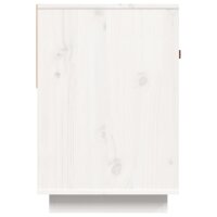 vidaXL TV-Schrank Wei&szlig; 90x40x60 cm Massivholz Kiefer