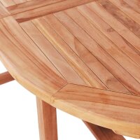 vidaXL B-Ware 7-tlg. Garten-Essgruppe Teak Massivholz