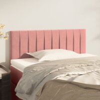 vidaXL Kopfteil Rosa 90x5x78/88 cm Samt