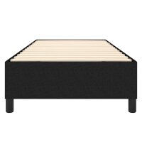 vidaXL Boxspringbett Schwarz 80x200 cm Stoff