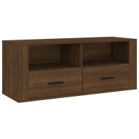 vidaXL TV-Schrank Braun Eichen-Optik 100x35x40 cm Holzwerkstoff