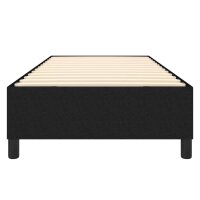 vidaXL Boxspringbett Schwarz 100x200 cm Stoff