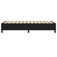 vidaXL Boxspringbett Schwarz 100x200 cm Stoff