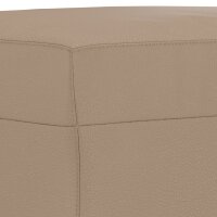 vidaXL Sitzbank Cappuccino-Braun 70x35x41 cm Kunstleder