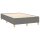 vidaXL Boxspringbett mit Matratze Dunkelgrau 120x200 cm Stoff