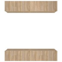 vidaXL TV-Schränke 4 Stk. Sonoma-Eiche 80x30x30 cm...