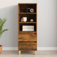 vidaXL Highboard Räuchereiche 40x36x110 cm...