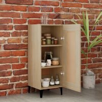 vidaXL Sideboard Sonoma-Eiche 34,5x34x90 cm Holzwerkstoff