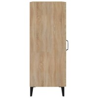 vidaXL Sideboard Sonoma-Eiche 34,5x34x90 cm Holzwerkstoff