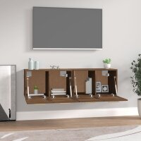 vidaXL Wandschr&auml;nke 2Stk Braun Eichen-Optik 60x36,5x35cm Holzwerkstoff