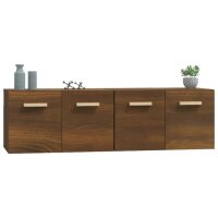 vidaXL Wandschr&auml;nke 2Stk Braun Eichen-Optik 60x36,5x35cm Holzwerkstoff