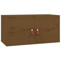vidaXL Wandschrank Honigbraun 60x30x30 cm Massivholz Kiefer