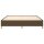 vidaXL Boxspringbett Dunkelbraun 160x200 cm Stoff