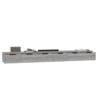 vidaXL Wandschränke 2 Stk. Grau Sonoma 102x30x20 cm Holzwerkstoff